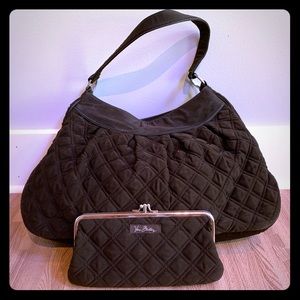 Vera Bradley shoulder purse and snap wallet